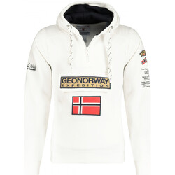 Vêtements Femme Sweats Geographical Norway GYMCLASS sweat pour femme Blanc