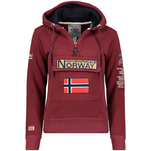 Vêtements Homme Sweats Geographical Norway GYMCLASS sweat pour homme Bordeaux