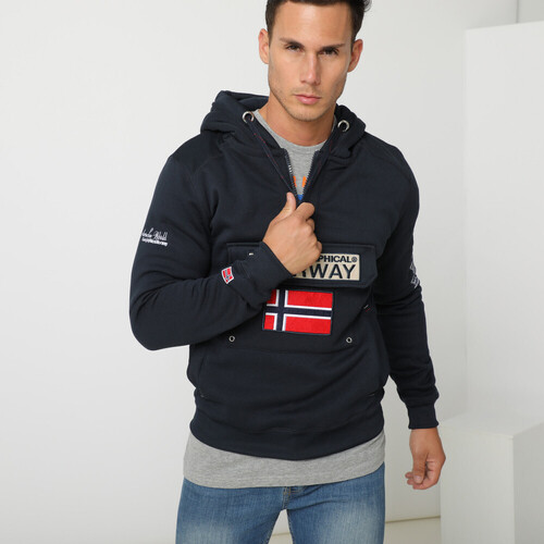 Vêtements Homme Sweats Geographical Norway GYMCLASS sweat pour homme Marine