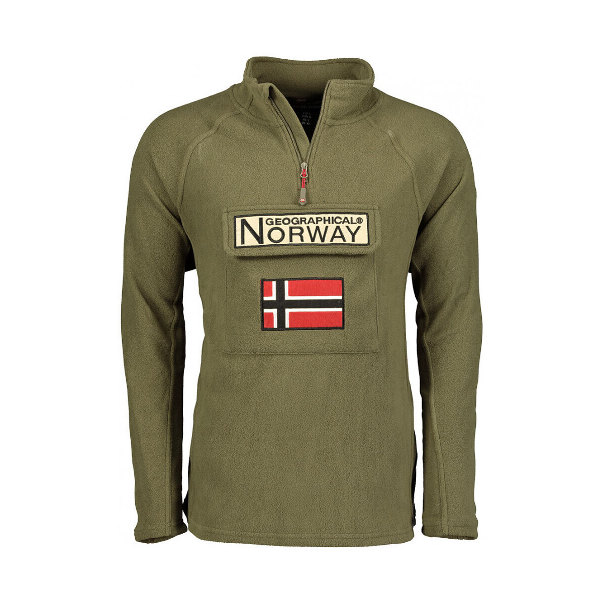 Vêtements Homme Polaires Geographical Norway TYMCLASS polaire pour homme Kaki