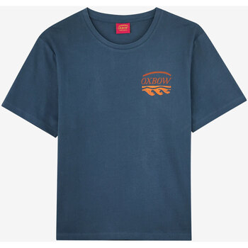 Vêtements Femme T-shirts T-Shirt manches courtes Oxbow Tee-shirt large print P2TAZIM Bleu