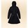 Vêtements Femme Vestes Rains Curve Jacket Black Noir