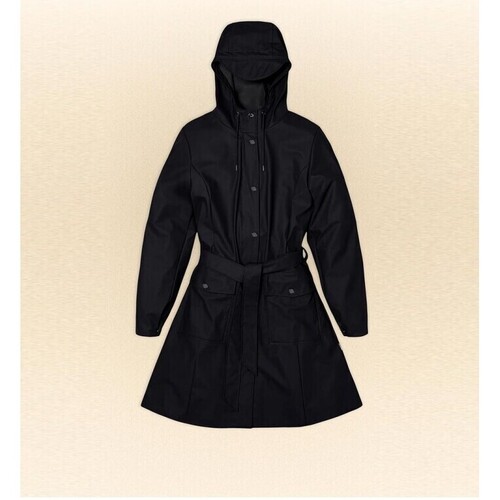 Vêtements Femme Vestes Rains Curve New Jacket Black Noir