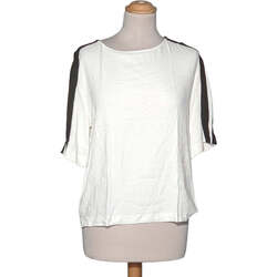 Vêtements Leg T-shirts & Polos Mango top manches courtes  38 - T2 - M Blanc Blanc