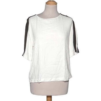 Vêtements Femme Maison & Déco Mango top manches courtes  38 - T2 - M Blanc Blanc