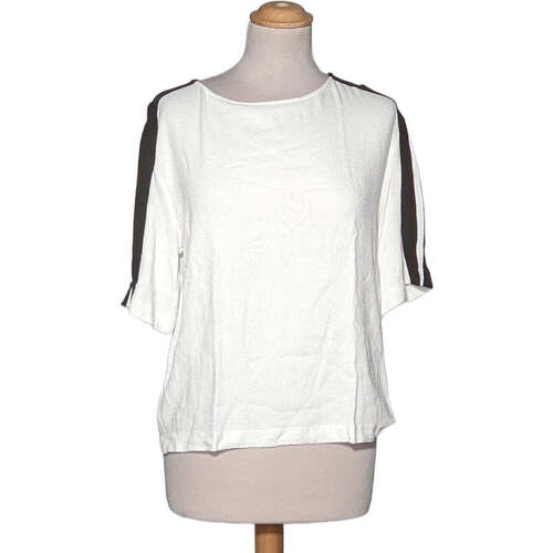 Vêtements Femme T-shirts & Polos Mango top manches courtes  38 - T2 - M Blanc Blanc