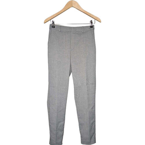 Vêtements Femme Pantalons Uniqlo pantalon slim femme  34 - T0 - XS Gris Gris