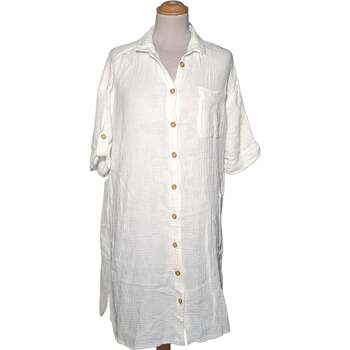 robe courte sézane  robe courte  38 - t2 - m blanc 