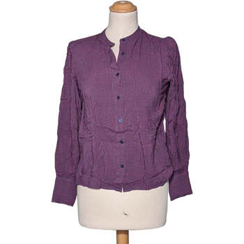 Vêtements Femme Chemises / Chemisiers Galeries Lafayette chemise  34 - T0 - XS Bleu Violet