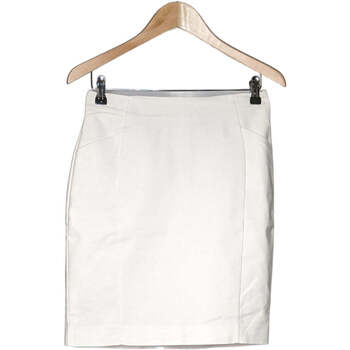 Vêtements Femme Jupes H&M jupe mi longue  38 - T2 - M Blanc Blanc