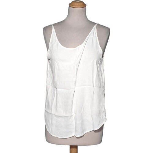 Vêtements Femme Débardeurs / T-shirts sans manche 1964 Kourt Shoes débardeur  38 - T2 - M Blanc Blanc