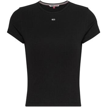 Vêtements Femme T-shirts & Polos Tommy Jeans  Noir