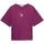 Vêtements Fille T-shirts manches courtes Calvin Klein Jeans Sac a Dos Round  Violet