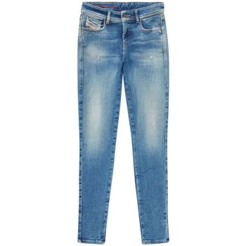 Vêtements Femme Jeans fitted Diesel 2017 SLANDY 09E91-01 Bleu