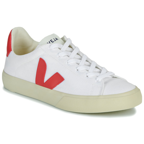 Chaussures Baskets basses Multico Veja CAMPO CANVAS Blanc / Rouge