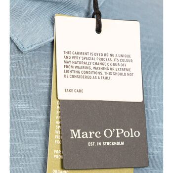 Marc O'Polo Polo Mélangé Stormy Bleu Bleu