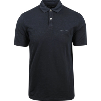 Vêtements Homme T-shirts & Polos Marc O'Polo Uniform Polo Uniform Mélangé Marine Bleu