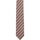 Vêtements Homme Cravates et accessoires Suitable Cravate De Lin Marron Rayé Marron