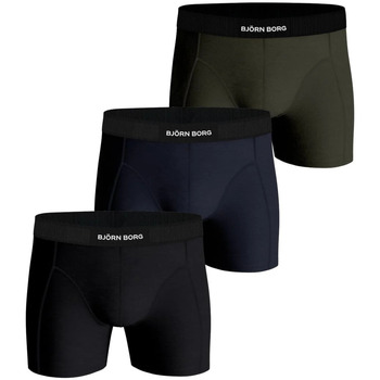 caleçons björn borg  boxer-shorts lot de 3 premium multicolor 
