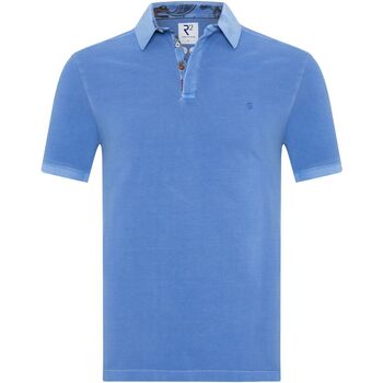 Vêtements Homme T-shirts & Polos R2 Amsterdam check-pattern polo-collar jumper Bleu