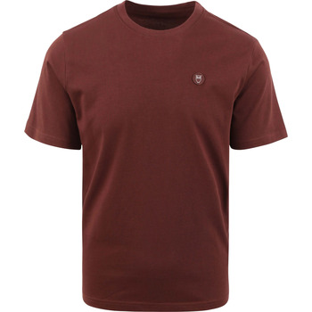 Vêtements Homme T-shirts & Polos Knowledge Cotton Apparel T-shirt Marron Marron
