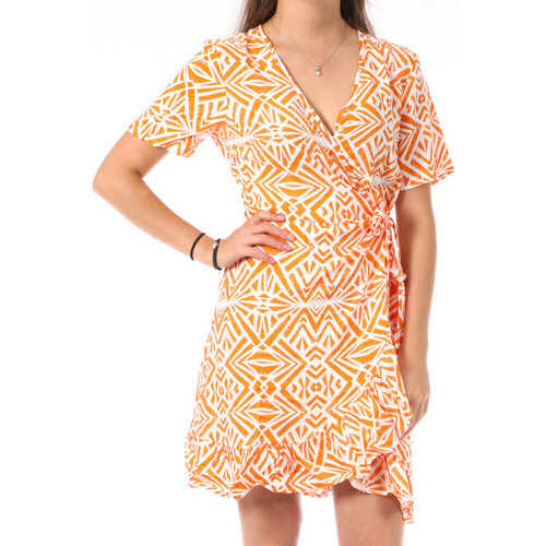 Only 15256778 Orange - Vêtements Robes Femme 24,99 €