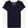 Vêtements Femme T-shirts manches courtes Oxbow Top fluide empiècement dentelle P2TIA Bleu