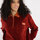 Vêtements Femme Sweats Oxbow Sweat demi-zip en velours cotelé P2SABRINA Rouge