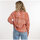 Vêtements Femme Chemises / Chemisiers Oxbow Chemise imprimée col tailleur P2COLBERT Orange
