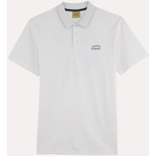 Vêtements Homme Enfant 2-12 ans Oxbow Polo manches courtes imprimé P2NOROLF Blanc