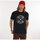 Vêtements Homme T-shirts manches courtes Oxbow Tee-shirt manches courtes imprimé P2TEGANE Noir