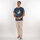 Vêtements Homme T-shirts manches courtes Oxbow Tee-shirt Graphic manches courtes imprimé P2TALEINE Bleu