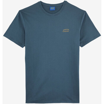 Vêtements Homme T-shirts T-Shirt manches courtes Oxbow Tee-shirt manches courtes imprimé P2TESKA Bleu