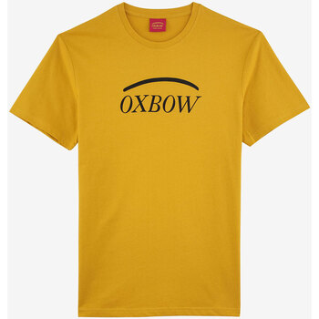 Vêtements Homme T-shirts air manches courtes Oxbow Tee-shirt manches courtes imprimé P2TALAI Jaune