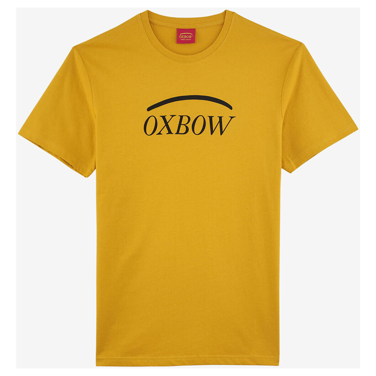 Vêtements Homme T-shirts manches courtes Oxbow Tee-shirt manches courtes imprimé P2TALAI Jaune