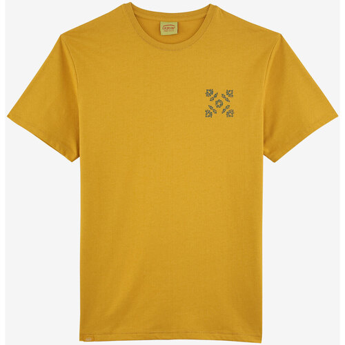 Vêtements Homme Rideaux / stores Oxbow Tee-shirt manches courtes imprimé P2TOSTER Jaune