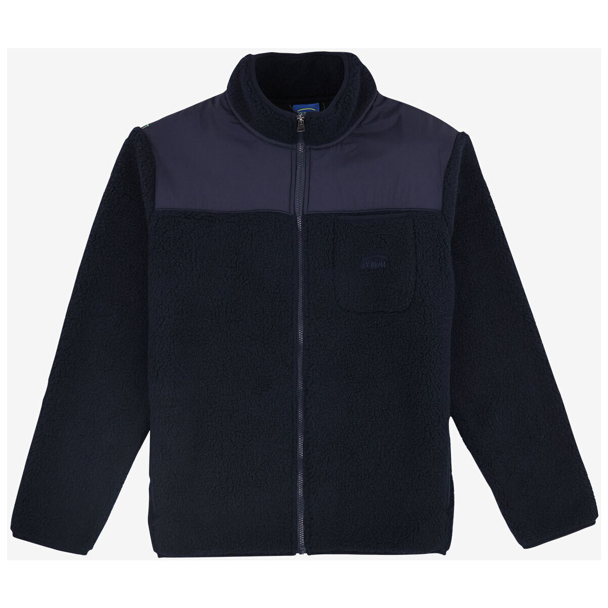 Vêtements Homme Manteaux Oxbow Sherpa Full zip P2STIG Bleu