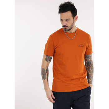 Vêtements Homme Polo Long Sleeve T-Shirt Oxbow Tee-shirt manches courtes imprimé P2THOMARA Marron