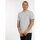 Vêtements Homme T-shirts manches courtes Oxbow Tee-shirt velour manches courtes imprimé P2TAGUR Gris