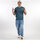 Vêtements Homme T-shirts manches courtes Oxbow Tee-shirt manches courtes imprimé P2TASTA Bleu
