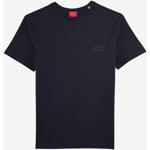 Vêtements Homme Burton Menswear T-shirt med 'Peace Out'-print i vasket kakifarve Oxbow Tee-shirt manches courtes imprimé P2THONY Bleu