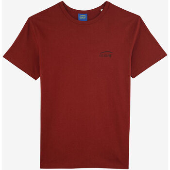 Vêtements Homme Malles / coffres de rangements Oxbow Tee-shirt manches courtes imprimé P2THONY Rouge