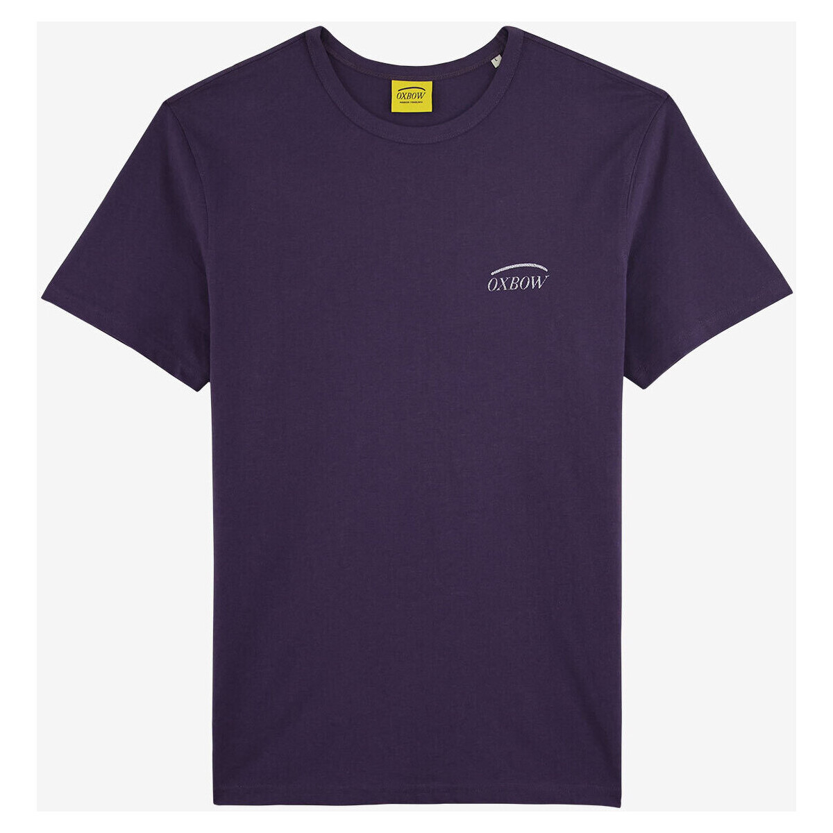 Vêtements Homme T-shirts manches courtes Oxbow Tee-shirt manches courtes imprimé P2THONY Violet