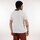 Vêtements Homme T-shirts manches courtes Oxbow Tee-shirt cut manches courtes imprimé P2TADAK Blanc
