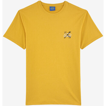 Vêtements Homme T-shirts manches courtes Oxbow Tee-shirt manches courtes imprimé P2TAMNOS Jaune