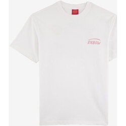 Vêtements Homme T-shirts manches courtes Oxbow Tee-shirt manches courtes imprimé P2TERIZ Blanc