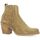 Chaussures Femme Boots Patricia Miller Boots cuir velours Beige