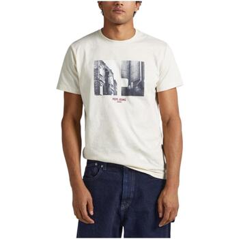 Vêtements Homme T-shirts manches courtes Pepe Leggings jeans  Beige