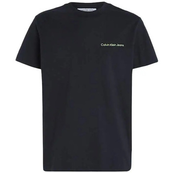 Vêtements Homme T-shirts manches courtes Calvin Klein Jeans Tape Noir