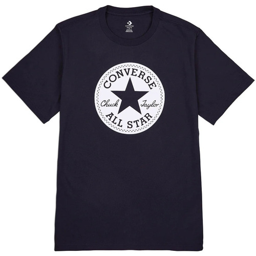 Vêtements T-shirts manches courtes Converse Go-To Chuck Taylor Patch Noir